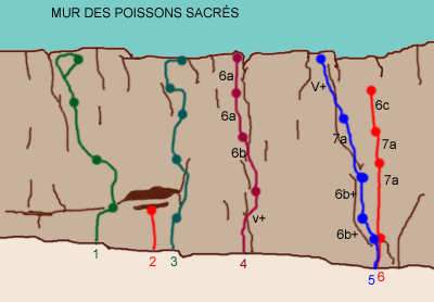 Rese&ntilde;as de escalada en las gargantas del Todra.