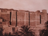 La kasbah du ca&iuml;d Bou Beker &agrave; Tamnougalt