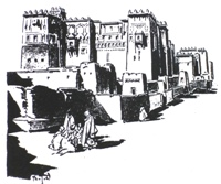 La kasbah du Glaoui &agrave; Taourirt