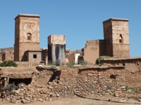 La kasbah du ca&iuml;d Derdouri &agrave; Aoulouz